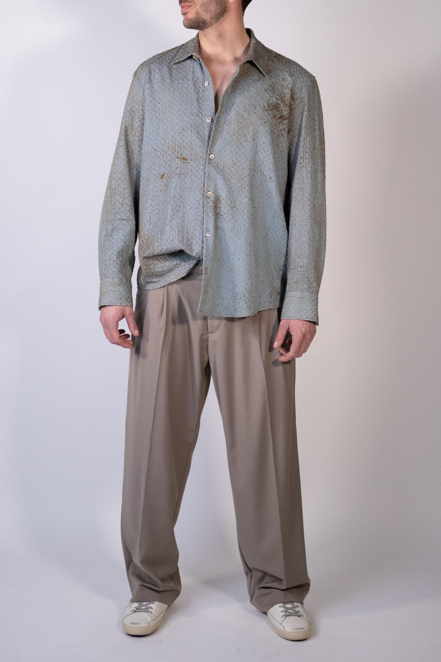 Camicia Micro Lavorazione Traforata