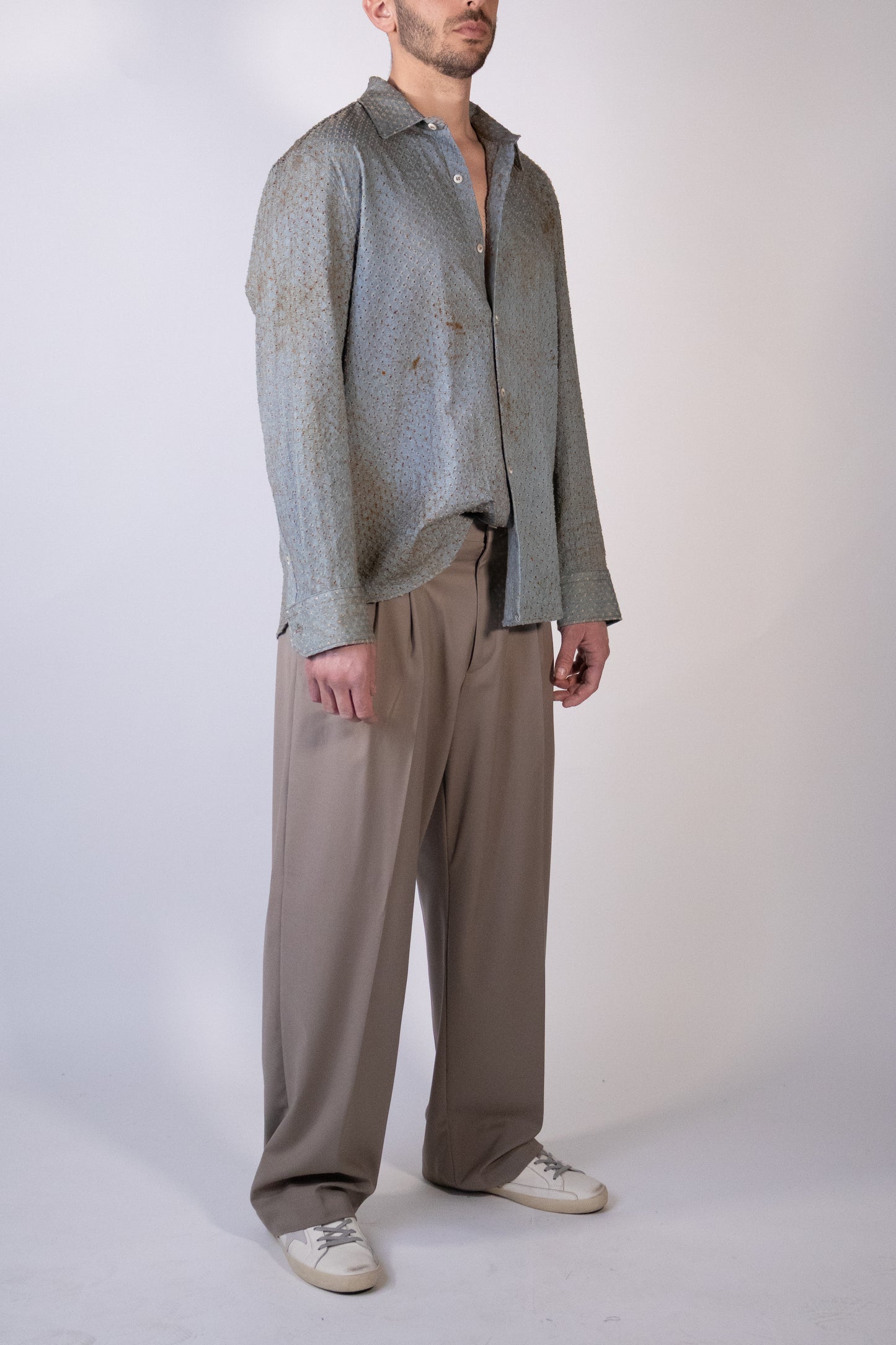 Camicia Micro Lavorazione Traforata