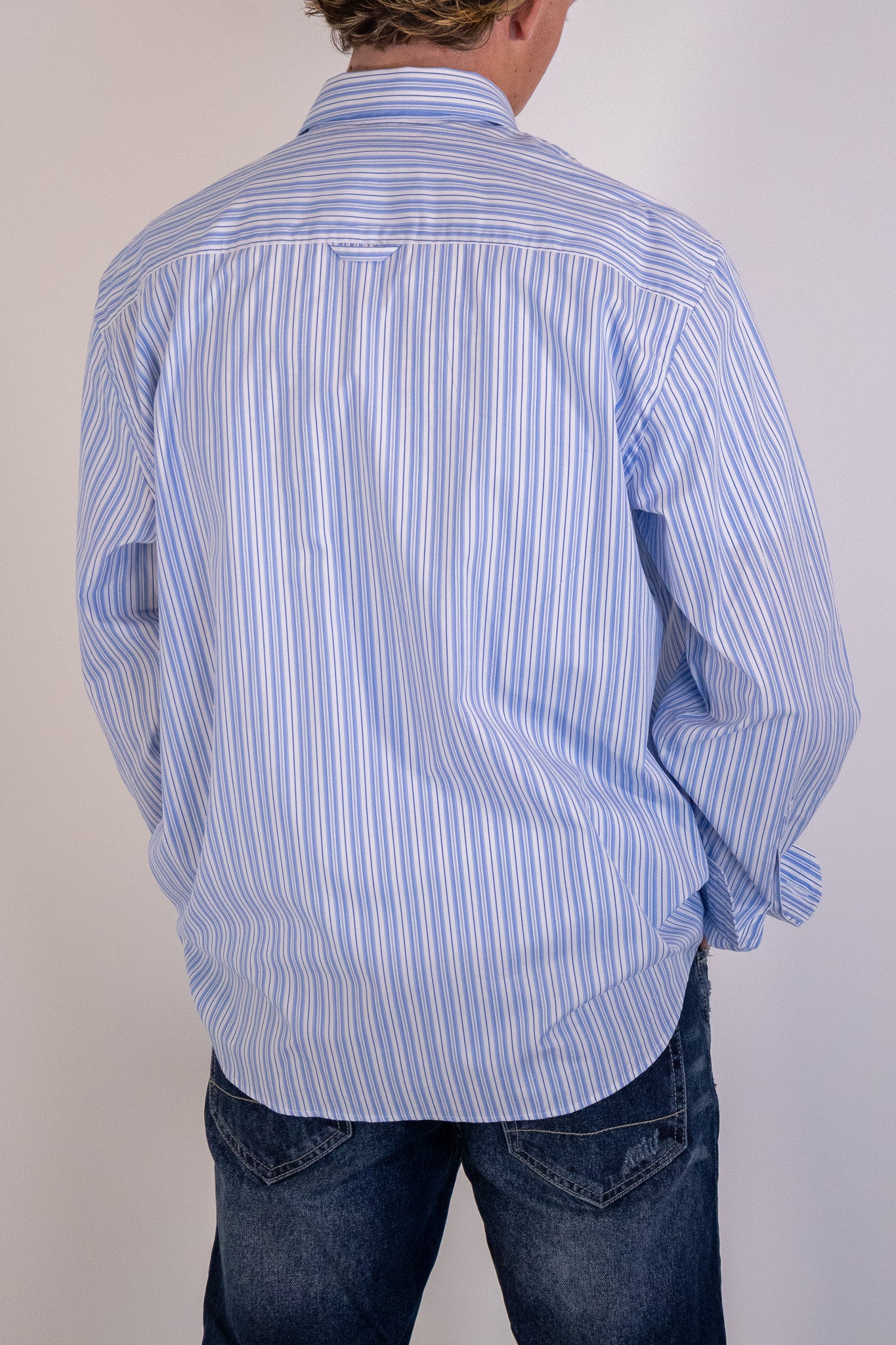 Camicia Riga Amour Azzurra