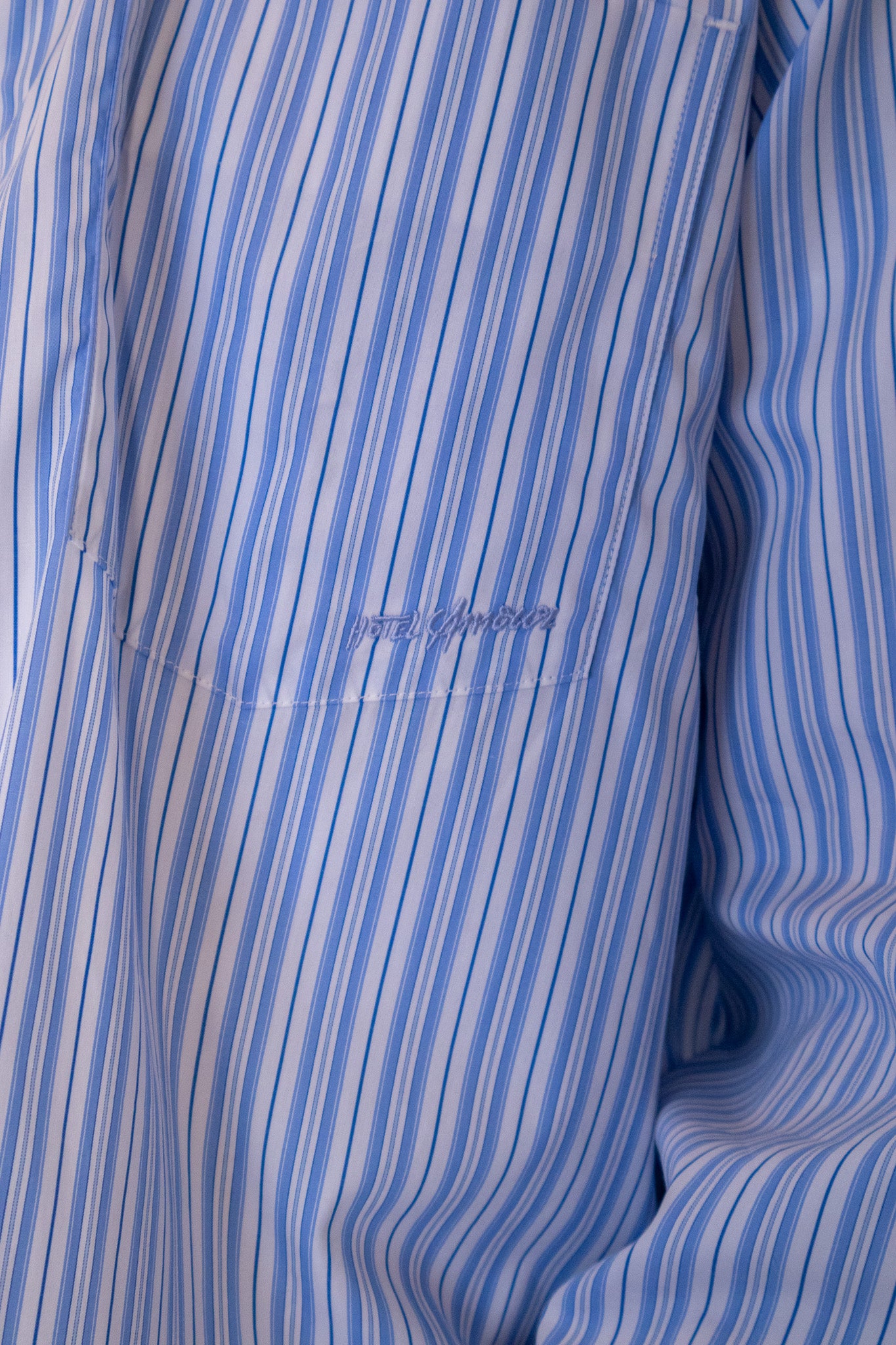 Camicia Riga Amour Azzurra
