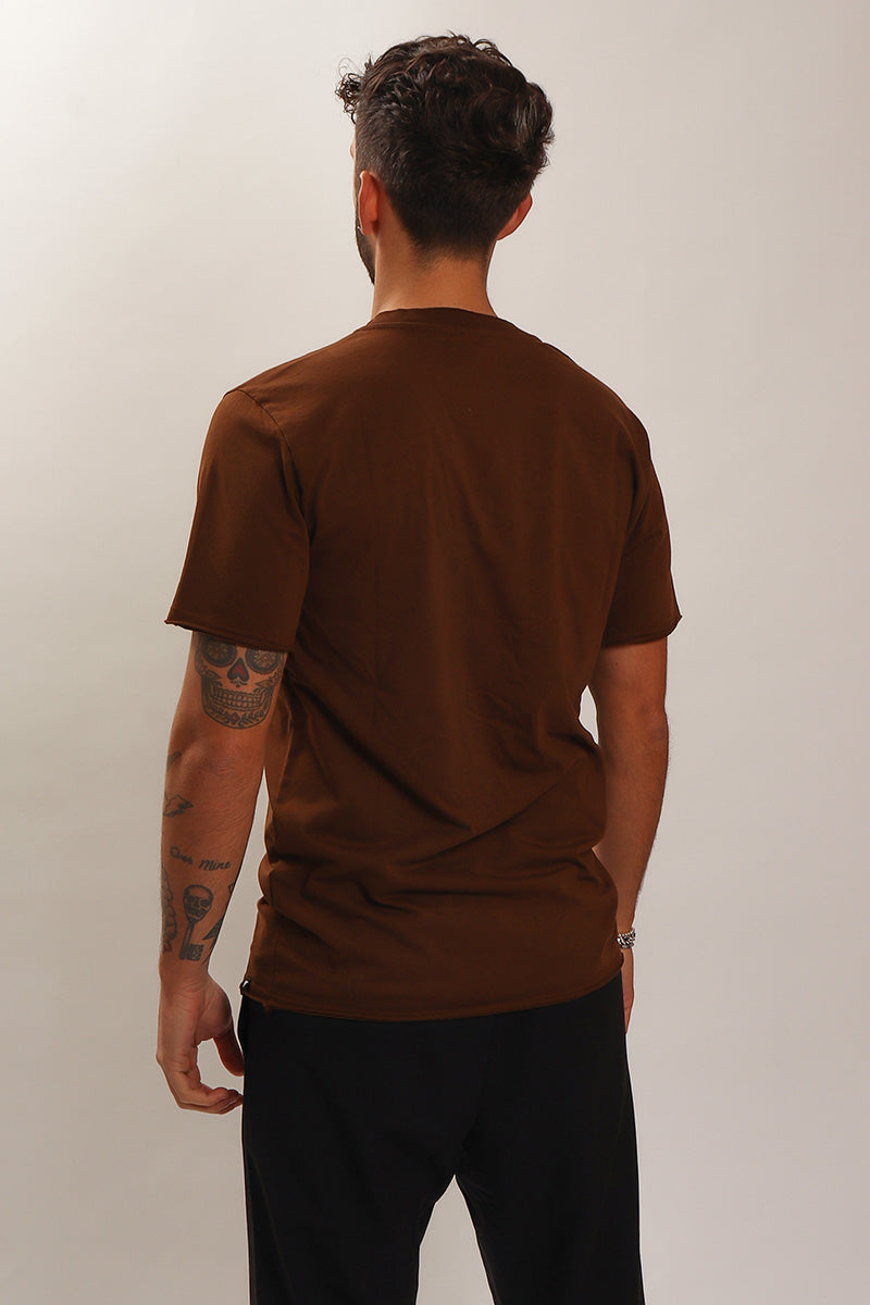 Tee V-Neck Cioccolato